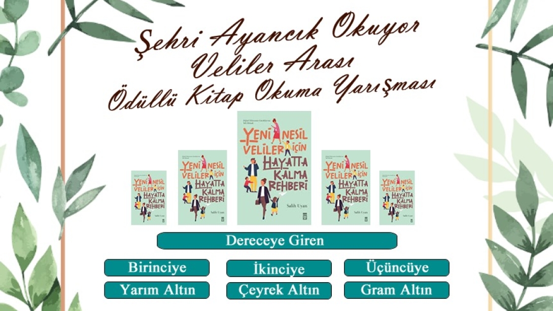 Ayancık İlçe Milli Eğitim Müdürlüğü Tarafından Düzenlenen ''Şehri Ayancık Okuyor'' Adlı Veliler Arası Ödüllü Kitap Okuma Yarışması Sınavı Sonuçları Açıklandı.